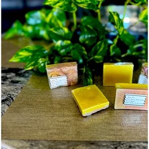 “Yuzu Me” - Handcrafted Yellow and Lavender Soap Bars